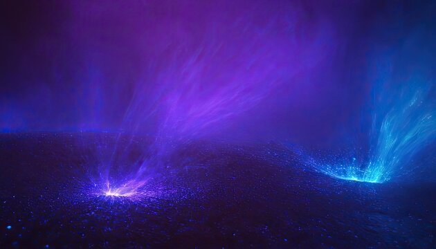 Creative glowing purple metaverse space background