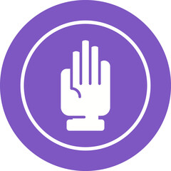 Sticker - Hand Vector Icon