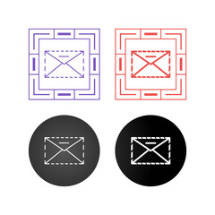 Sticker - Envelop Vector Icon