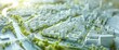 © Ben - Detailed model of a modern city with green spaces and infrastructure, showcasing urban planning and sustainable development, Gerberative AI