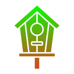 Sticker - Bird House Icon