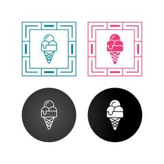 Poster - Ice Cream Vector Icon