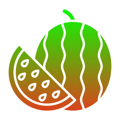 Wall Mural - Watermelon Icon