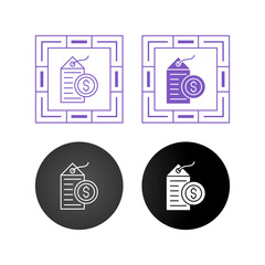 Sticker - Price Tag Vector Icon