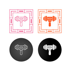 Canvas Print - Hammer Vector Icon