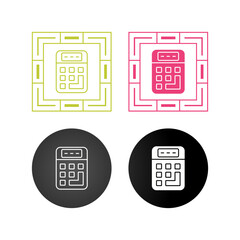 Poster - Calculator Vector Icon