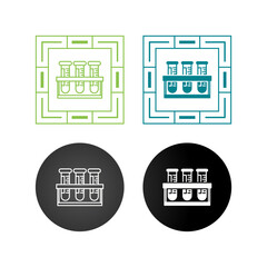 Sticker - Test Tubes Vector Icon