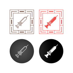 Wall Mural - Syringe Vector Icon