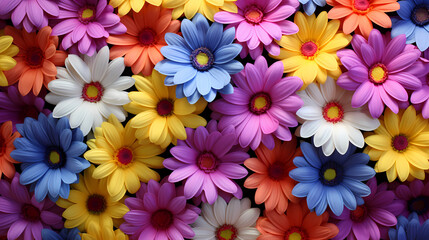 Sticker - Colored chrysanthemums