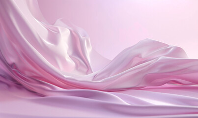 Wall Mural - abstract silk fabric texture background-generative ai
