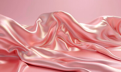 Wall Mural - abstract silk fabric texture background. generative ai
