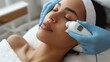 © Yekaterina - A relaxing RF lifting treatment revitalizes the skin, enhancing beauty and confidence with every gentle touch
