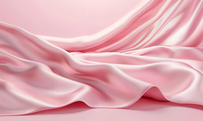 Wall Mural - abstract silk fabric texture background. generative ai