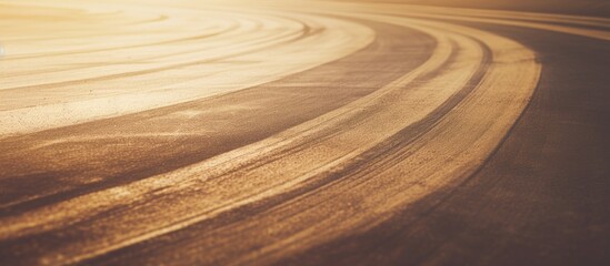 Aufkleber - Abstract texture of car drift tire skid marks on a race track; perfect for a copy space image.