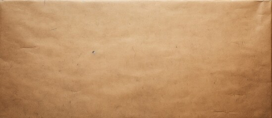 Aufkleber - Top view of a brown recycled paper texture with an abstract design on an old Kraft paper box, providing a visual backdrop suitable for copy space image.