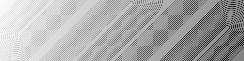 Poster - Gray and white abstract background with abstract stripes. Abstract modern background