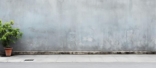 Poster - Empty street wall with ample copy space image.