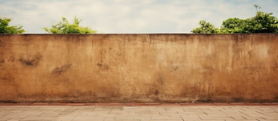 Poster - Empty street wall with ample copy space image.