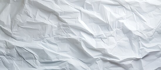 Poster - Texture background of crumpled and creased white paper, ideal for marketing with copy space image.