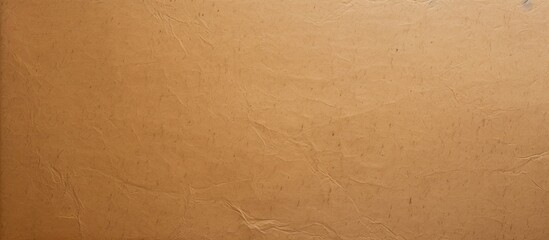 Aufkleber - Top view of a brown recycled paper texture with an abstract design on an old Kraft paper box, providing a visual backdrop suitable for copy space image.