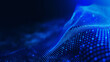 © W - Circular technology background
