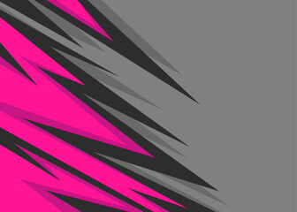 Aufkleber - Abstract background with jagged spike pattern and with some copy space area