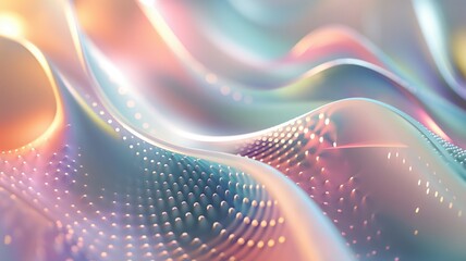 Wall Mural - Soft silk tissue wave 3d abstract background