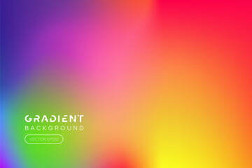 Wall Mural - vivid rainbow color gradient background, pride month theme, vector design