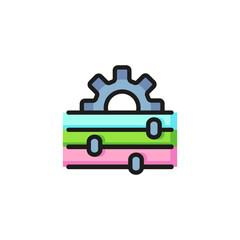 Poster - Filter control line icon. Application, setting, software. Interface concept. Vector illustration can be used for topics like amplifier, optimization, menu