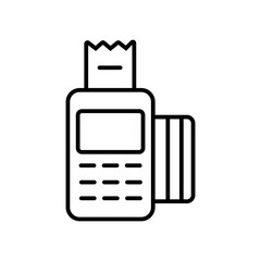 Poster - POS Terminal Icon Ideal for Retail and Payment Illustrations