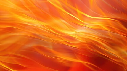 Canvas Print - Blurry motion of fiery flames