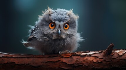 Wall Mural - great horned owl