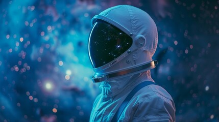 Wall Mural - the astronaut in space