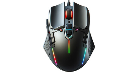 Modern gaming mouse  isolated on transparent or white background