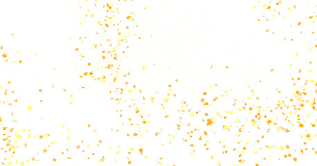 Wall Mural - gold stars. Confetti celebration, Falling golden abstract decoration for party, birthday celebrate,