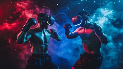 Virtual Boxing Game, Fight Scene