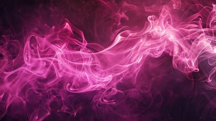 Poster - abstract background of pink light and smoke flames