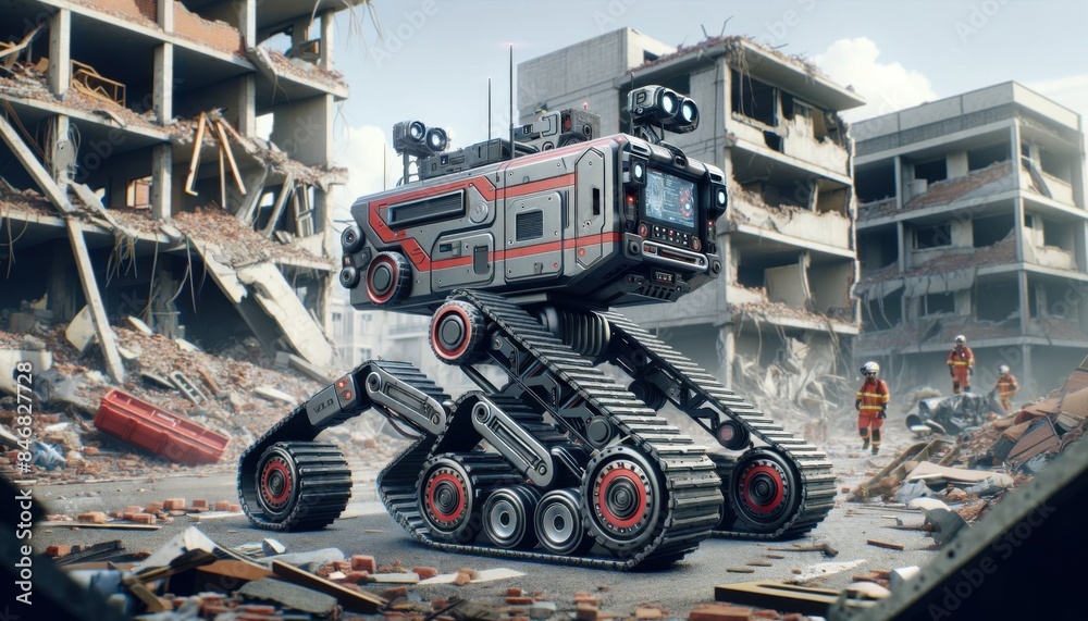 A rugged, versatile robot designed for disaster response in a ...