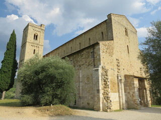 Abbazia di Sant'Antimo, Montalcino, Toscana, Italia