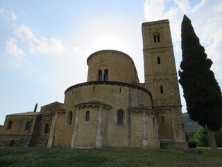 Abbazia di Sant'Antimo, Montalcino, Toscana, Italia