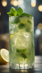 Canvas Print - Cocktail lemonade mojito drink