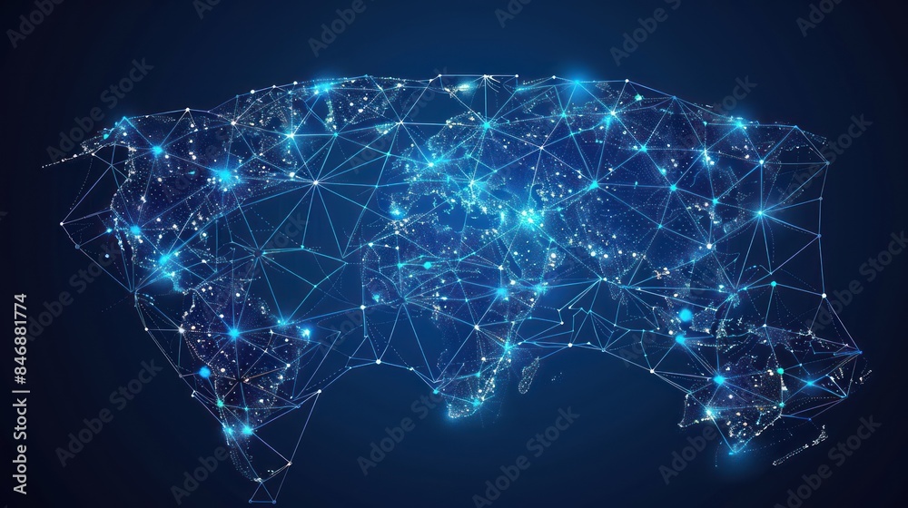 Visualize the concept of globalization with a striking stock photo ...