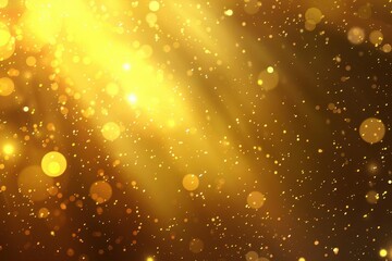 festive sparkling gold background with shimmering lights and particles luxury celebration concept digital illustration
