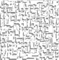 Poster - Fully editable vector element. Black and white abstract background pattern. Pixelate pattern. Vector Format Illustration 