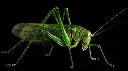 Poster - Insects in the family Tettigoniidae are commonly called katydids especially in North America1 or bush crickets : Generative AI