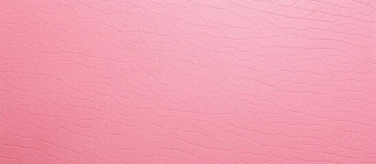 Poster - Pink leather background with a textured surface featuring a subtle pattern of wavy lines, ideal for adding a soft touch to designs. with copy space image. Place for adding text or design