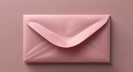 Sticker - pink envelope with blank card