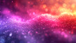 © A-Himu - Pink and purple color gradient with dark wavy shiny glittery background