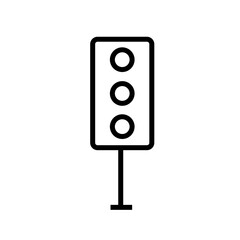 Poster - Traffic Light Icon Perfect for Transportation and Road Safety Designs