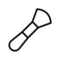 Poster - Makeup Brush Icon Perfect for Beauty and Cosmetic Designs